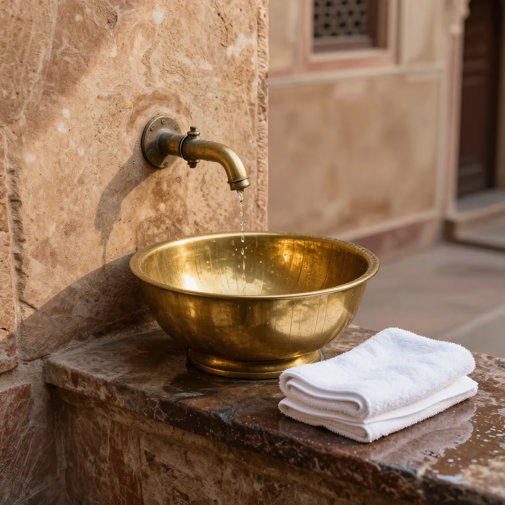 Brass Wash Basin in Jaipur in in Jaipur, India