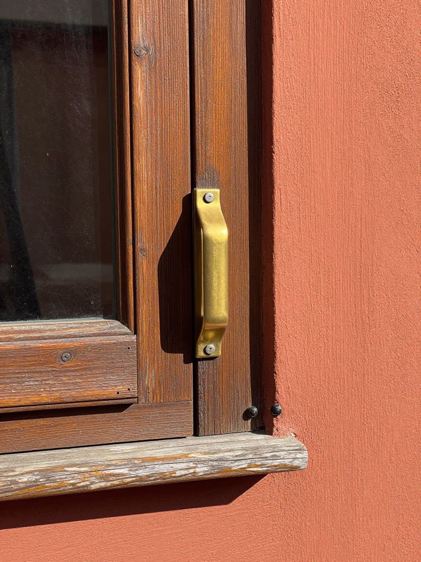Brass Window Latch in Florence in in Florence, Italy