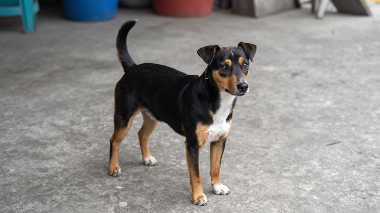 Brazilian Terrier in Surabaya in in Surabaya, Indonesia