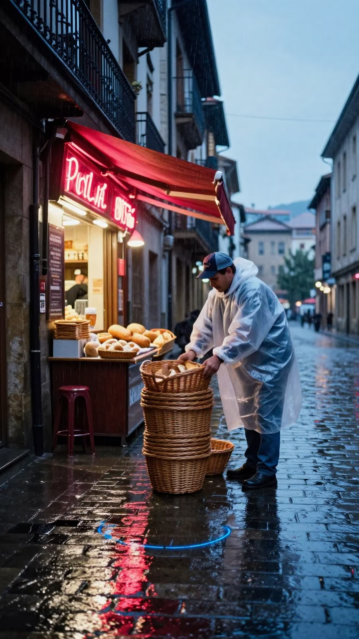 Bread Baskets in Bilbao in in Bilbao, Spain
