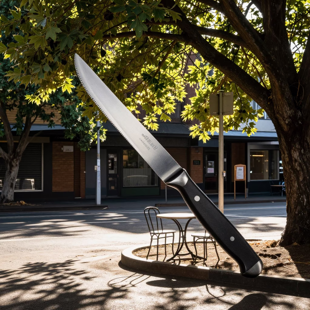 Bread Knife in Sydney at The Early Afternoon Light in in Sydney, New South Wales, Australia