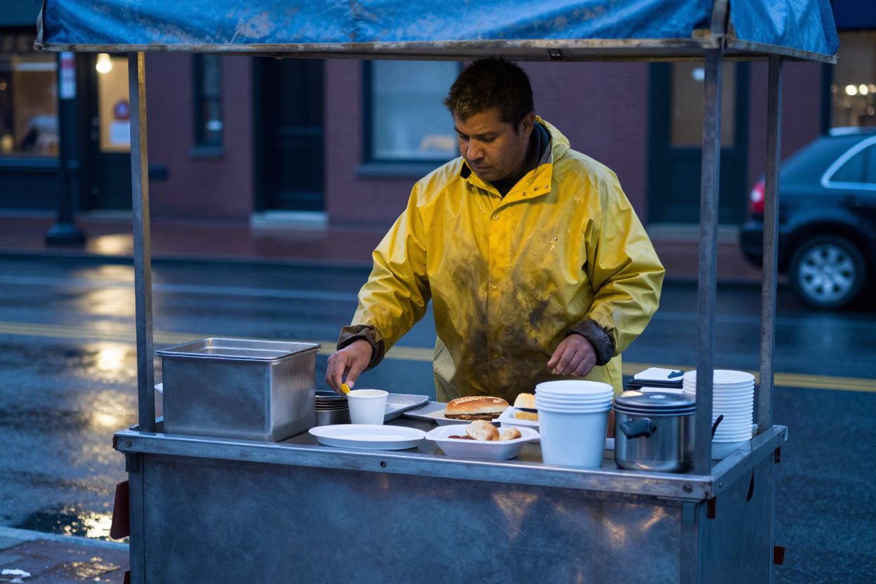 Breakfast Cart in Boston in in Boston, Massachusetts, United States