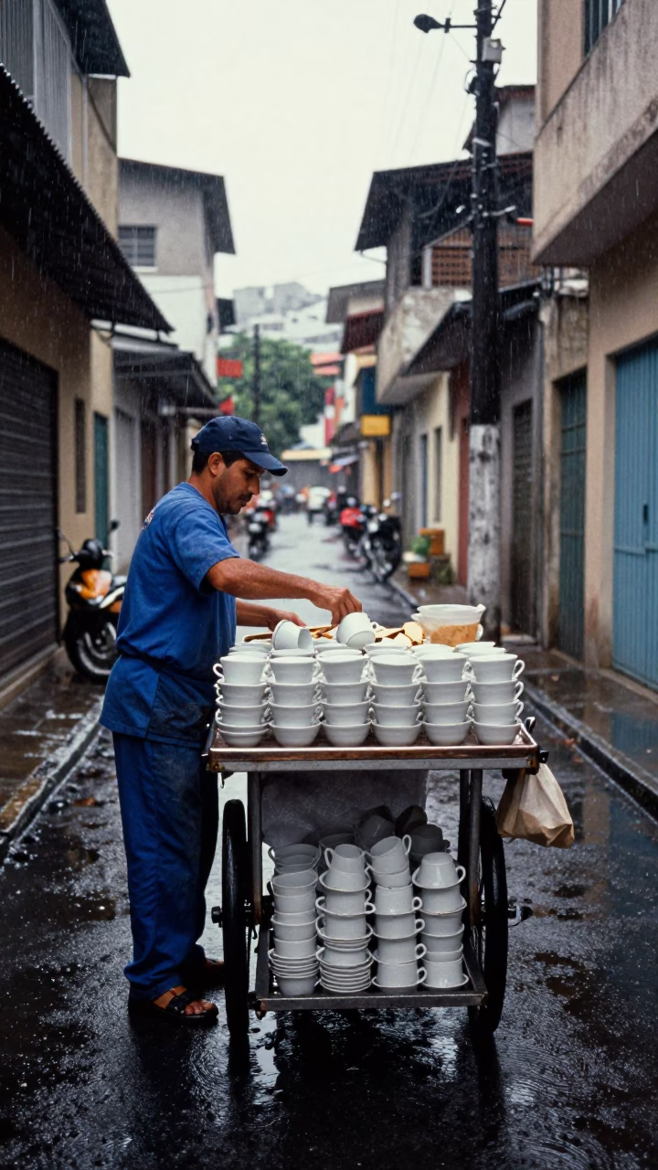 Breakfast Cart in São Paulo in in São Paulo, Brazil