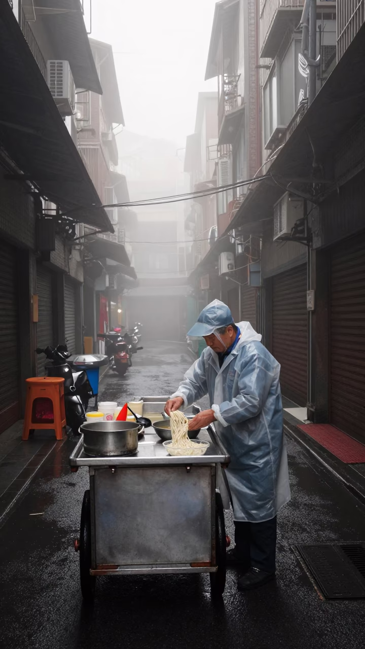 Breakfast Cart in Taipei in in Taipei, Taiwan