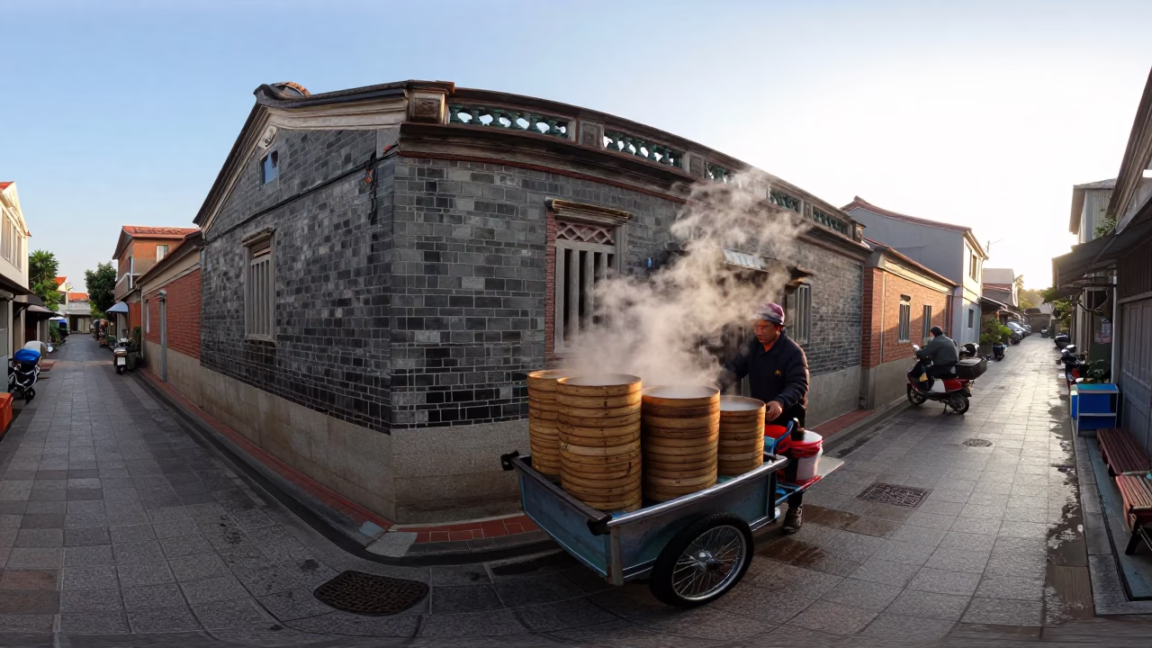 Breakfast Carts in Tainan in in Tainan, Taiwan