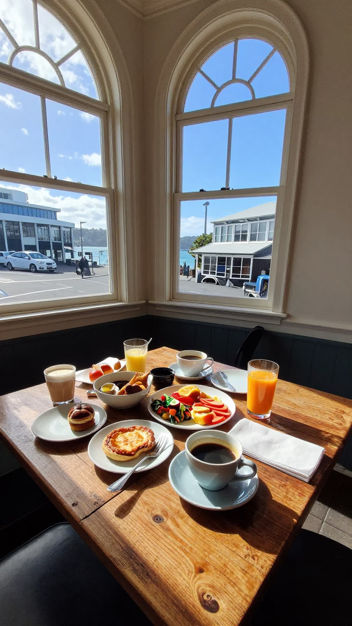 Breakfast Clutter in Wellington in in Wellington, New Zealand