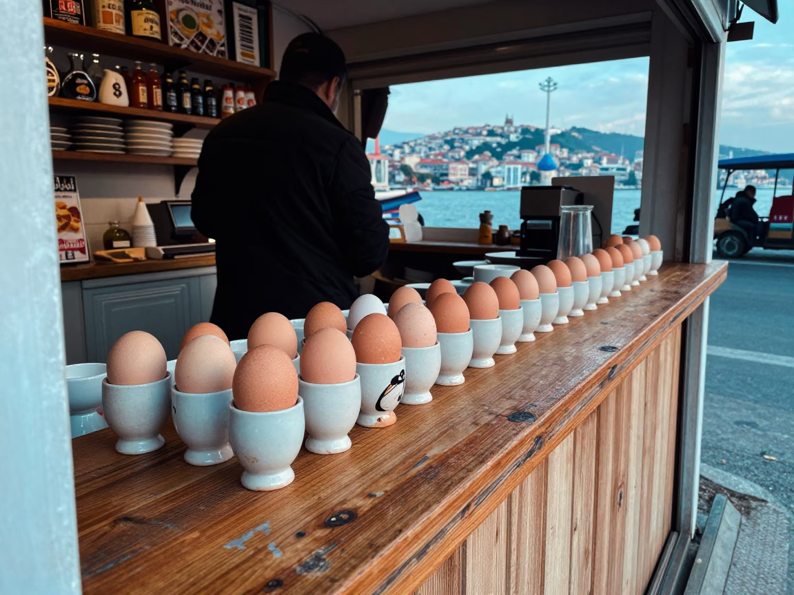Breakfast Counter in Izmir in in Izmir, Turkey