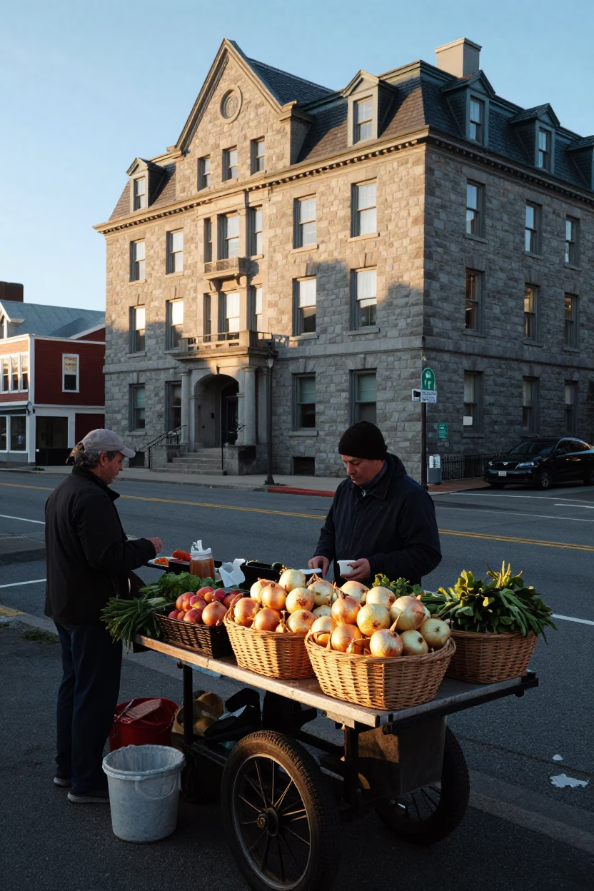 Breakfast Display in Halifax in in Halifax, Nova Scotia, Canada