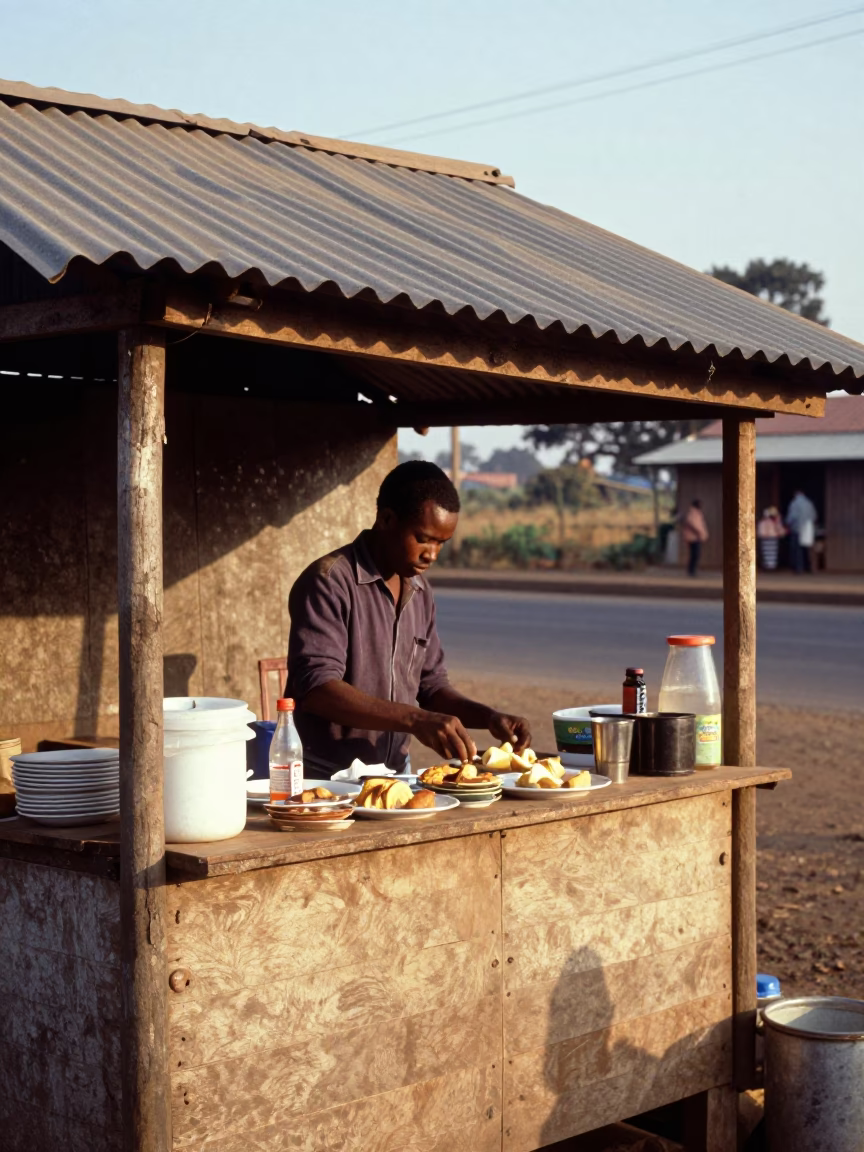 Breakfast Preparation in Nairobi in in Nairobi, Kenya