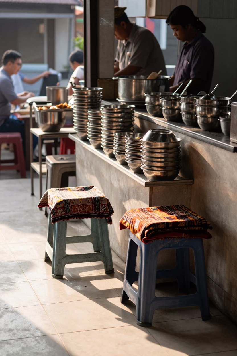 Breakfast Preparation in Surabaya in in Surabaya, Indonesia