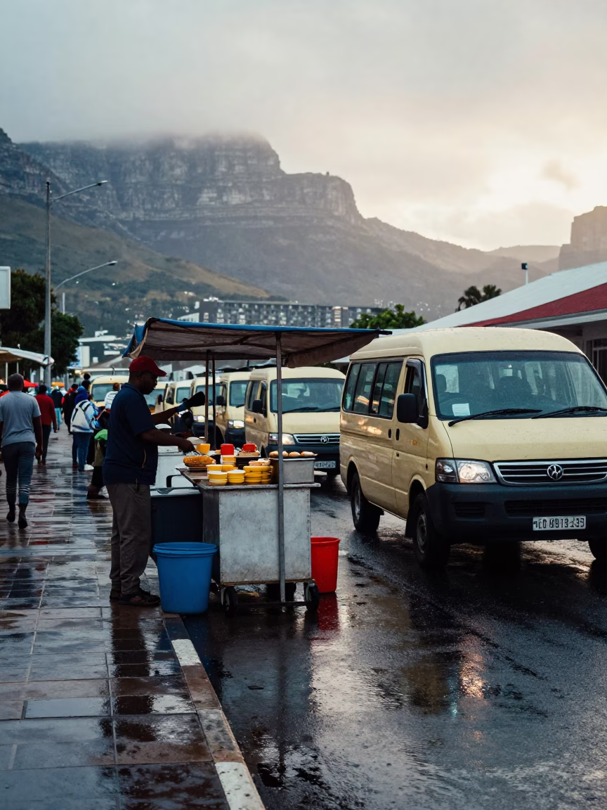 Breakfast Stall in Cape Town in in Cape Town, South Africa