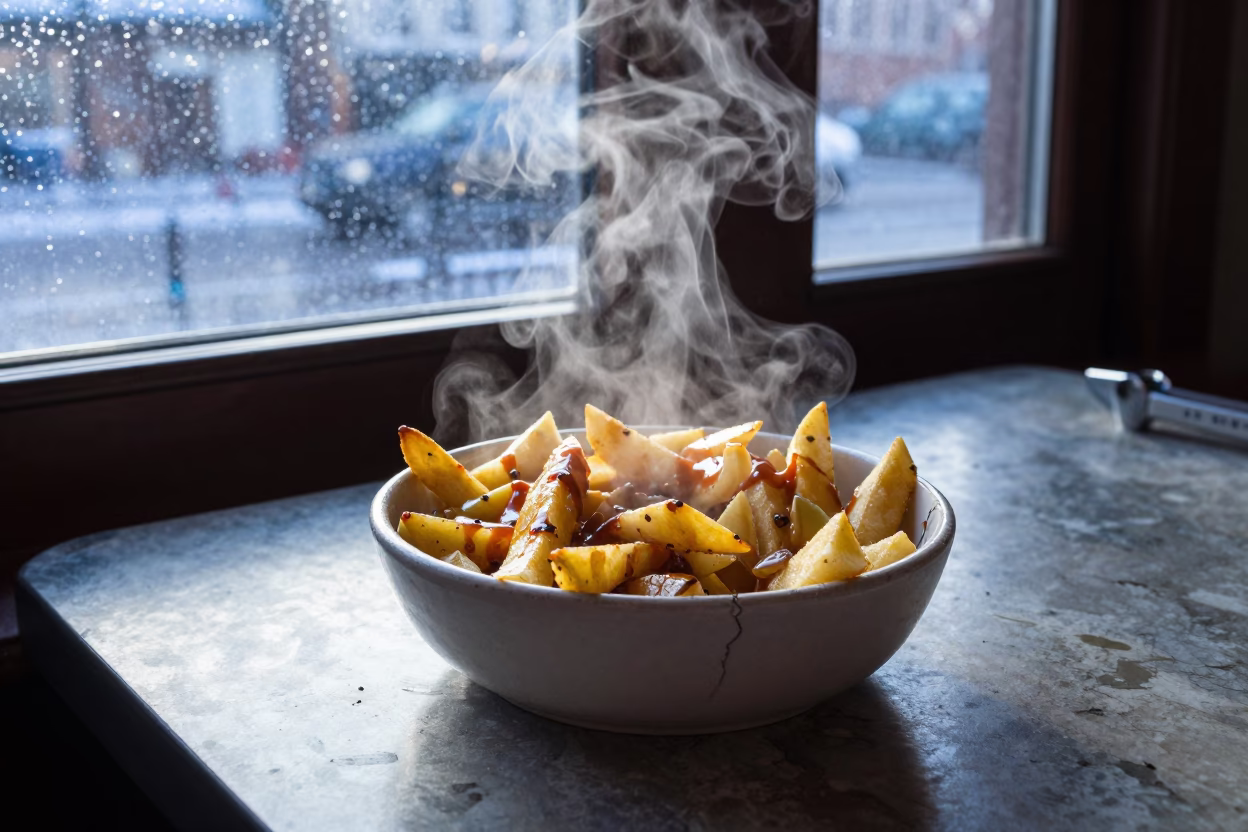 Breakfast Table in Montreal in in Montreal, Quebec, Canada
