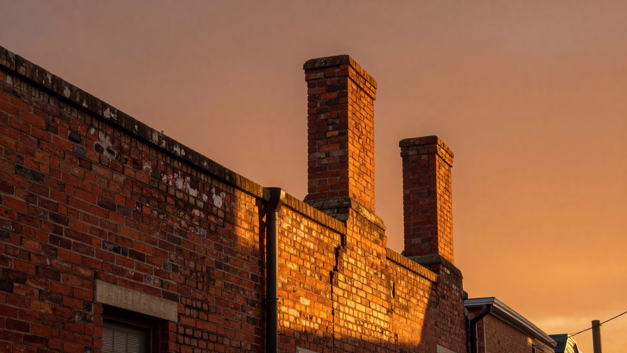 Brick Chimneys in Philadelphia in in Philadelphia, Pennsylvania, United States