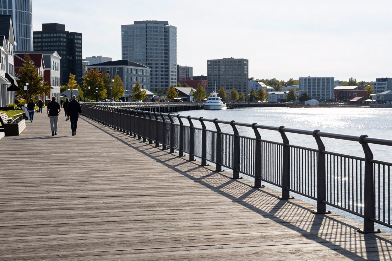 Bright in Halifax at Late Morning Light in in Halifax, Nova Scotia, Canada