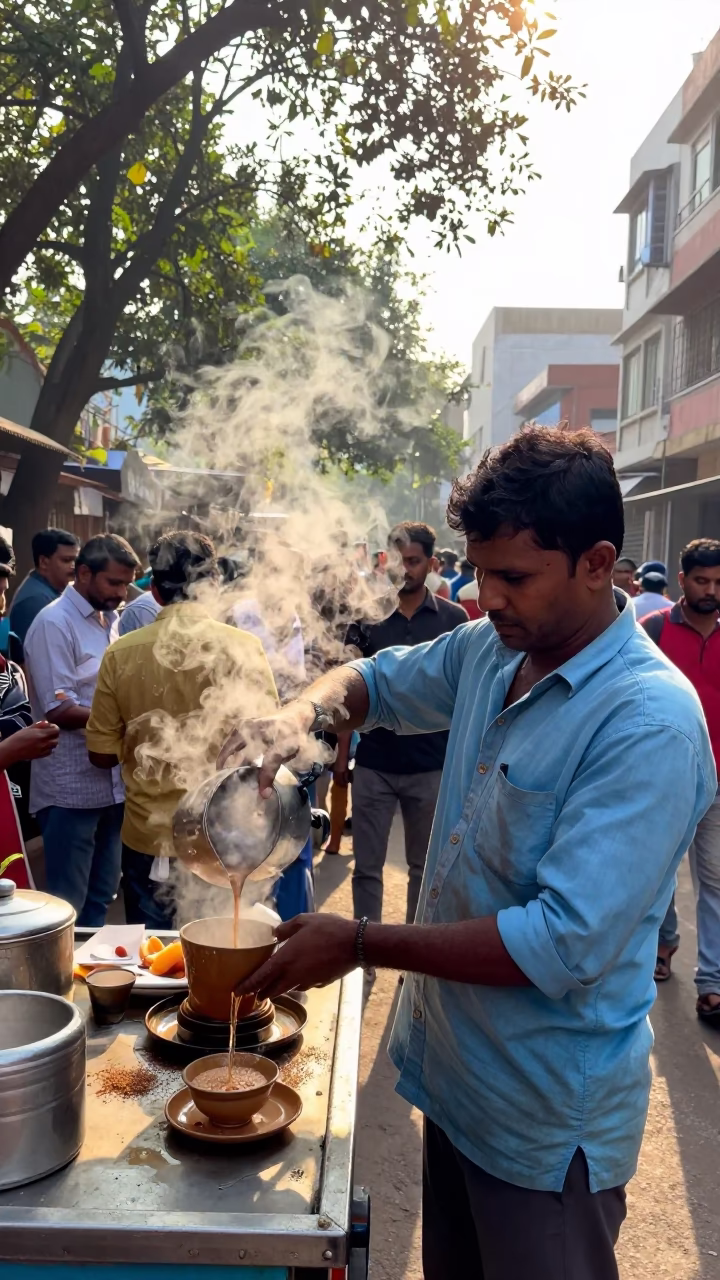 Bright Midmorning in Mumbai at Bright Midmorning Light in in Mumbai, India