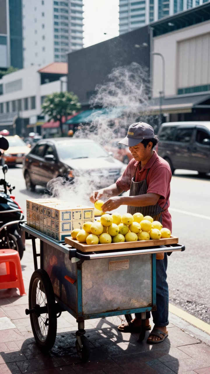 Bright Midmorning Light on Midmorning Light in Kuala Lumpur in in Kuala Lumpur, Malaysia