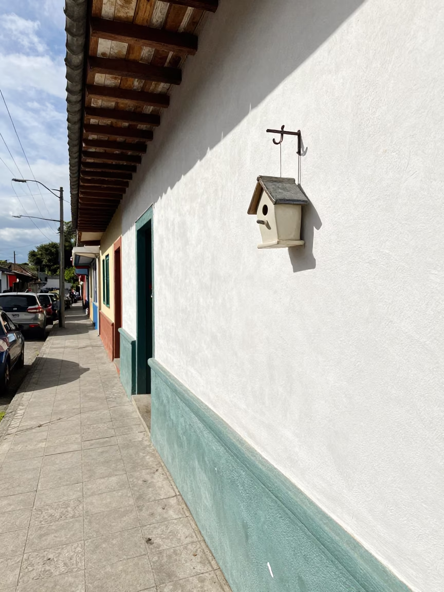 Bright Midmorning Street Scene in Medellin Colombia with Local Details in in Medellin, Colombia