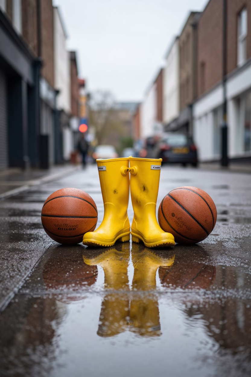 Bristol Basketball at Midday Light in in Bristol, United Kingdom