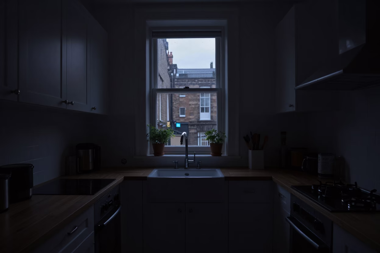 Bristol Interior UK at The Predawn Darkness Light in in Bristol, United Kingdom