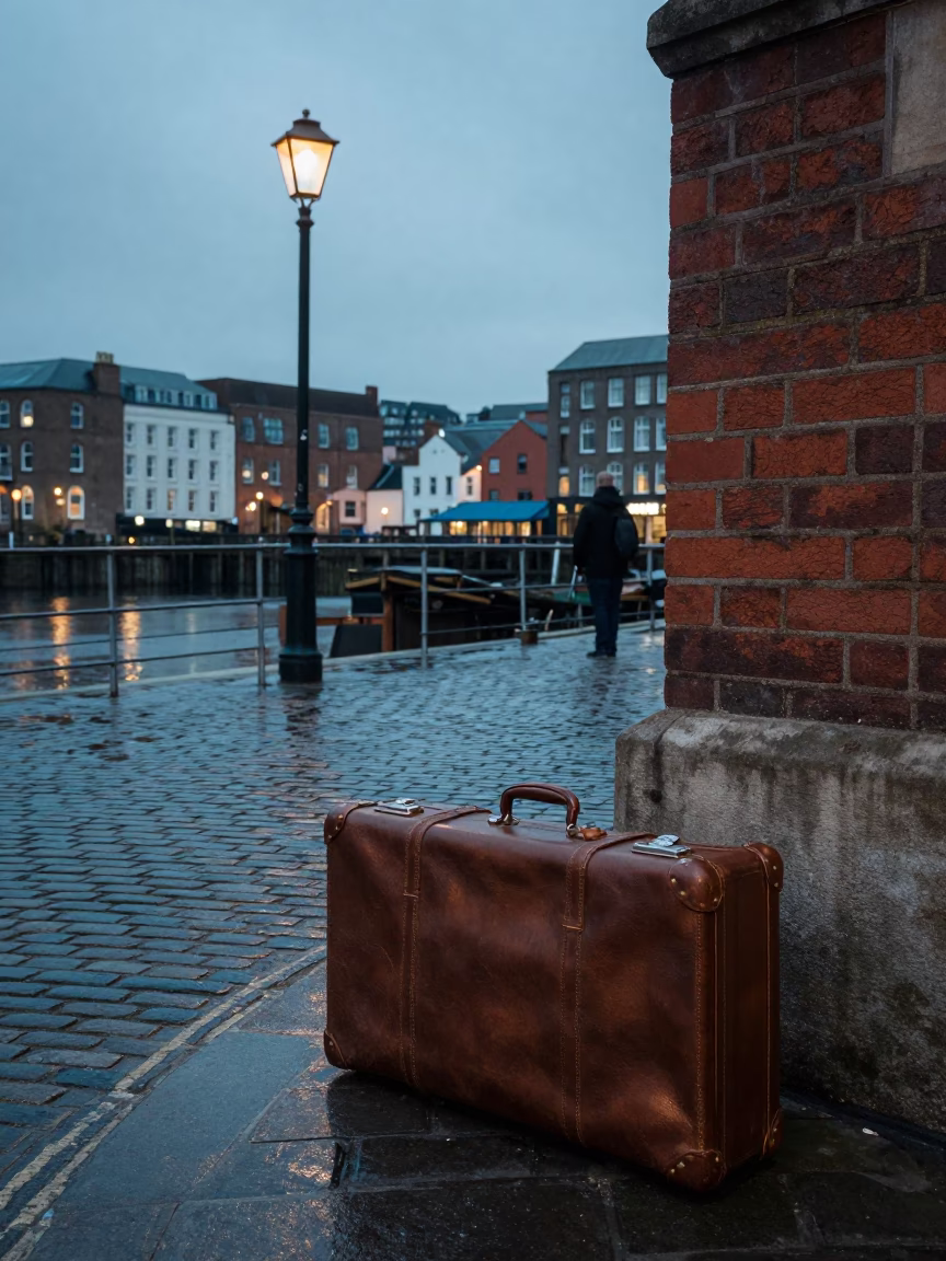 Bristol Scene UK at The Still Hours Before Dawn Light in in Bristol, United Kingdom