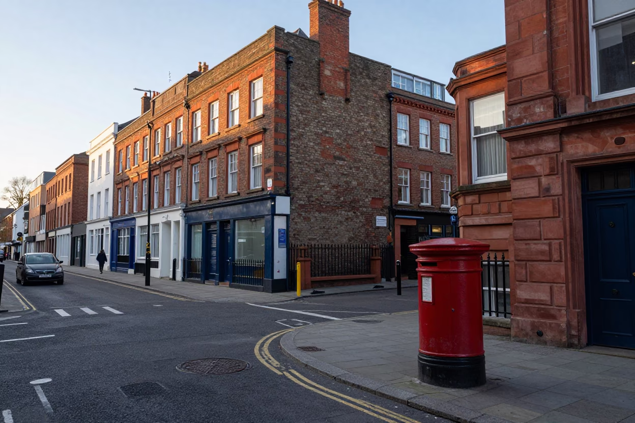 Bristol Street Scene First Light 1980s Urban Life and Local Details in in Bristol, United Kingdom