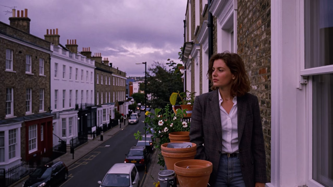 Bristol Woman at Evening Light in in Bristol, United Kingdom