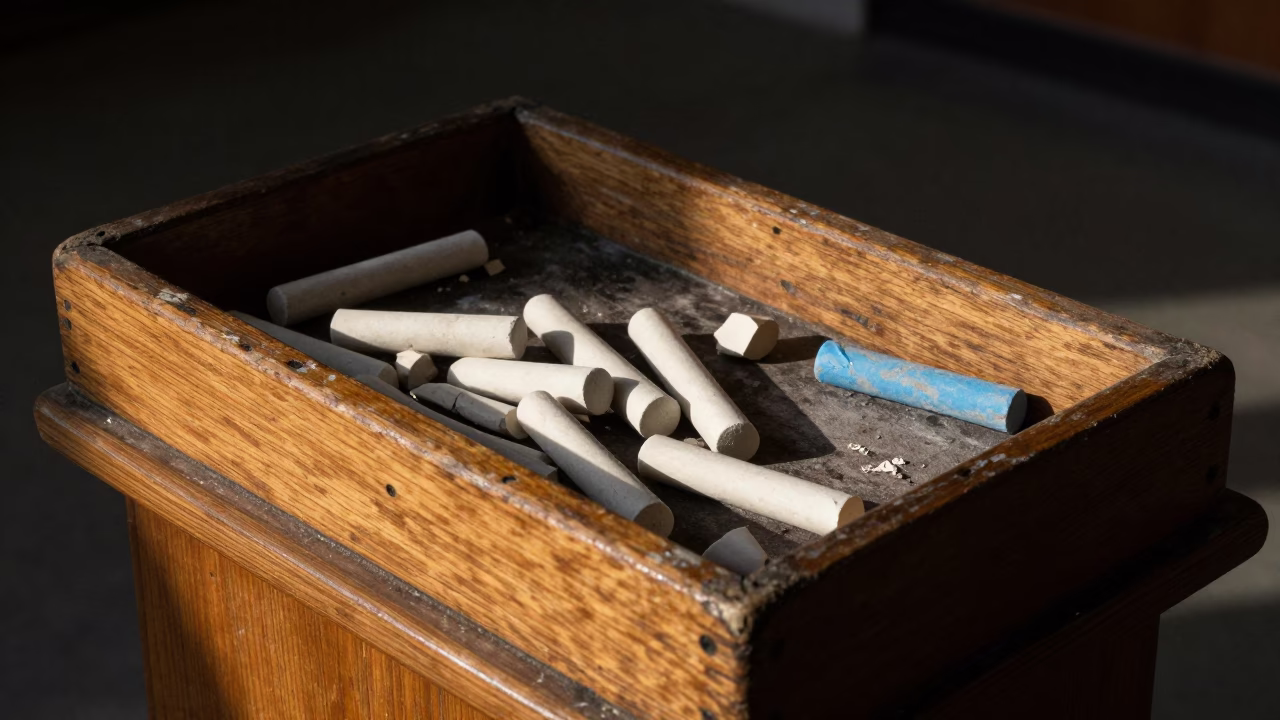 Broken Stubs in Krakow at The Late Afternoon Light in in Krakow, Poland