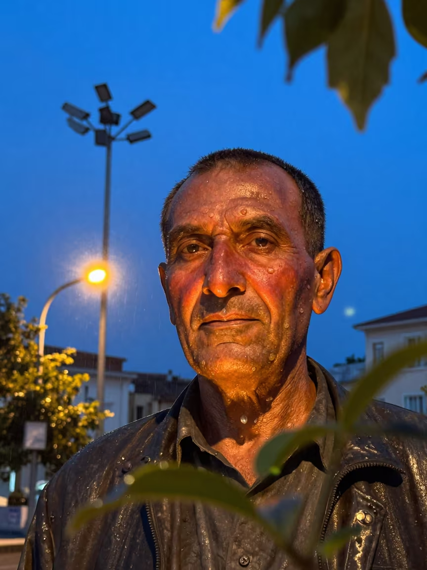 Bronze Caster Face in Tarsus Evening Glow in in Tarsus