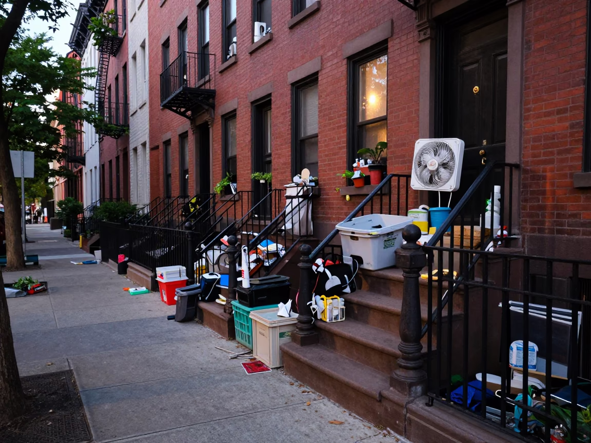 Brooklyn Stoop in New York in in New York, New York, United States