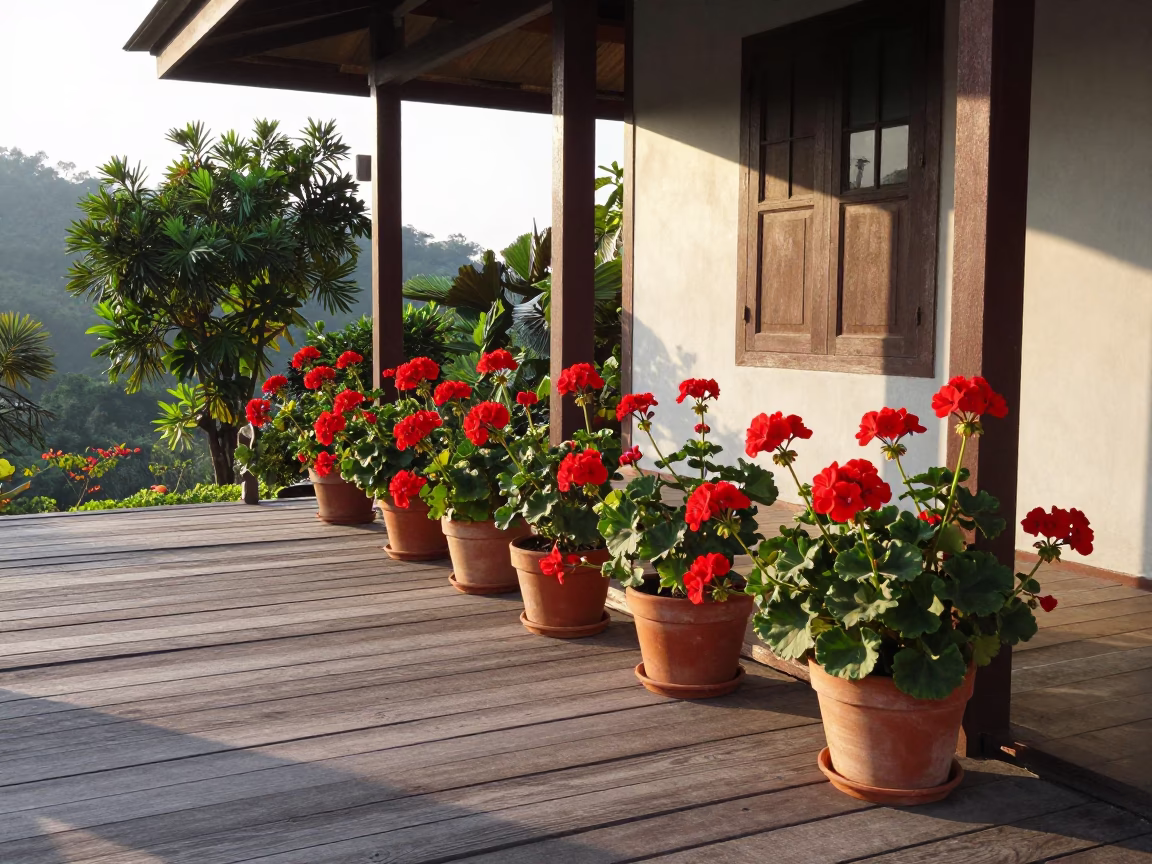Broom just after sunrise in Phuket in in Phuket, Thailand