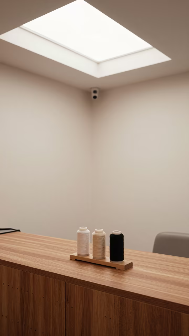 Brow Thread Spool Holder in Ahmedabad Studio in inside a nail studio in Ahmedabad