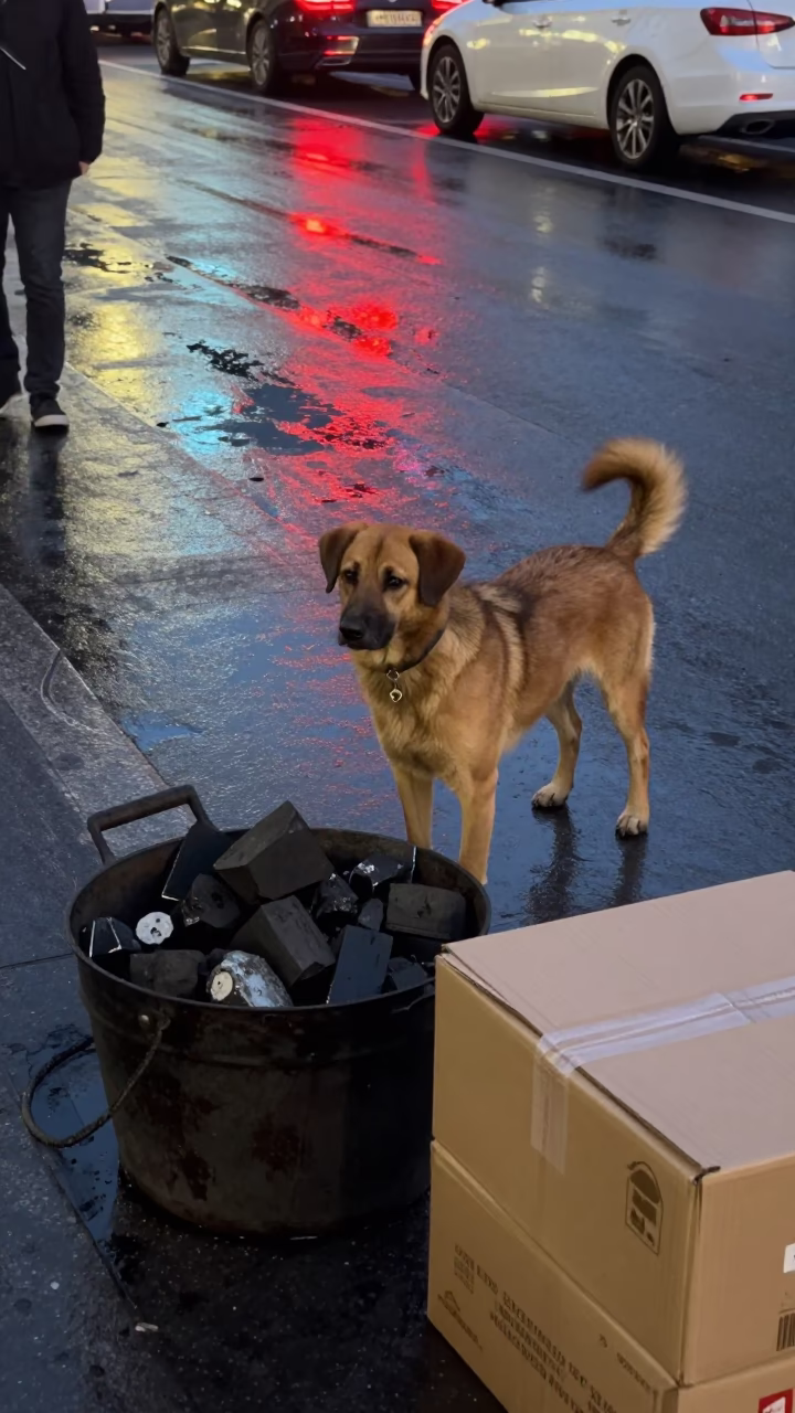 Brown Dog in Berlin in in Berlin, Germany
