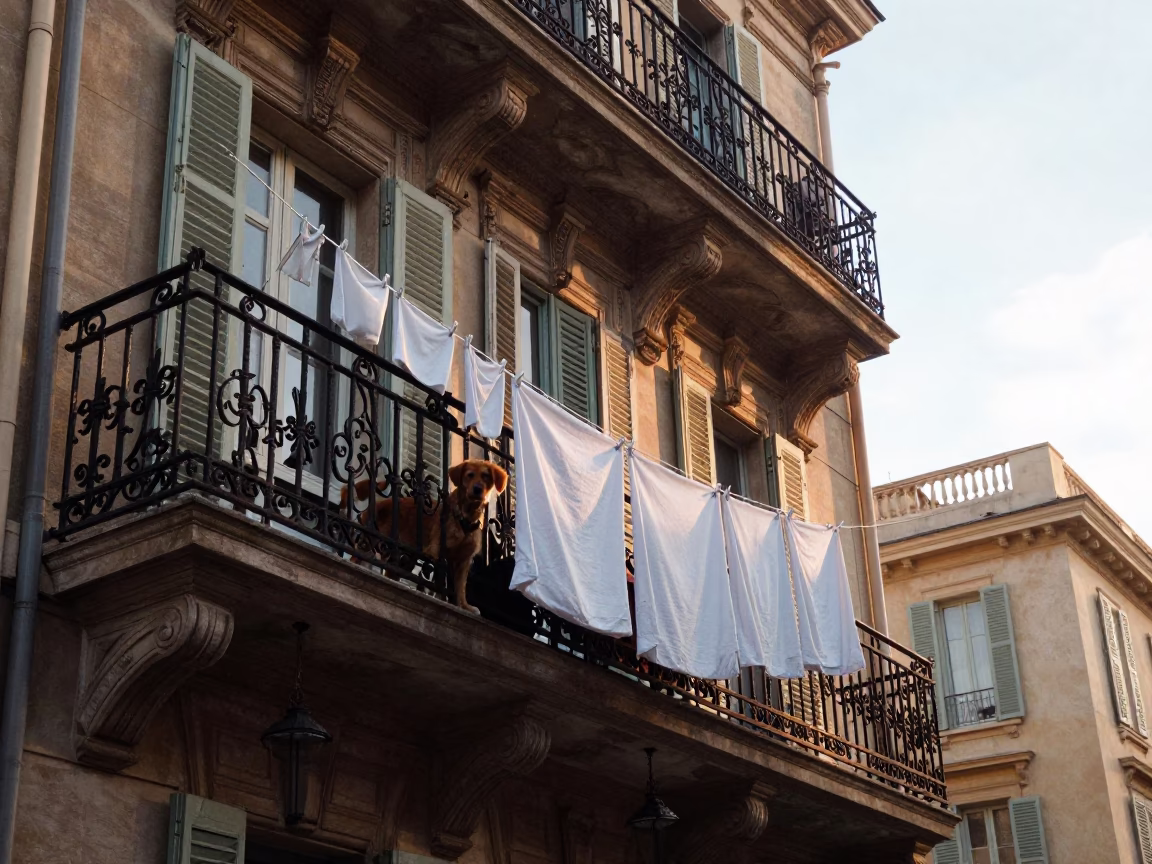 Brown Dog in Nice in in Nice, France
