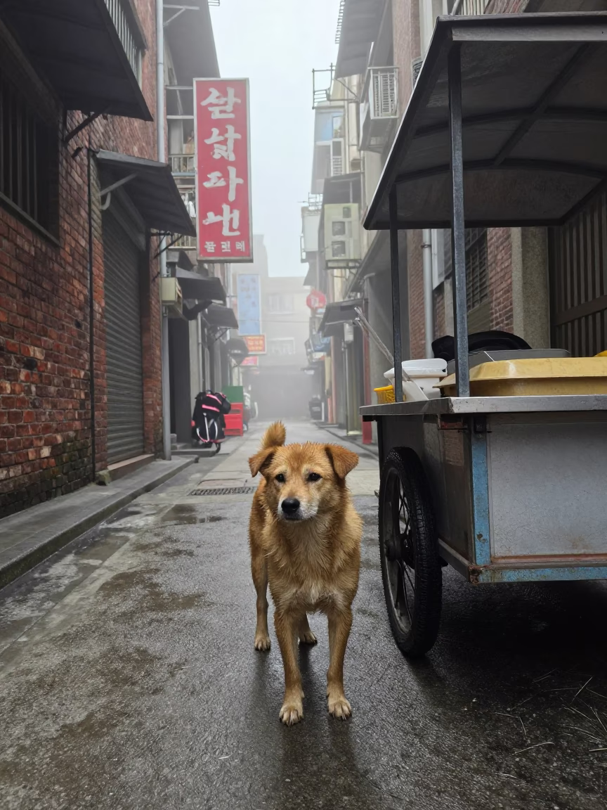 Brown Dog in Taipei in in Taipei, Taiwan