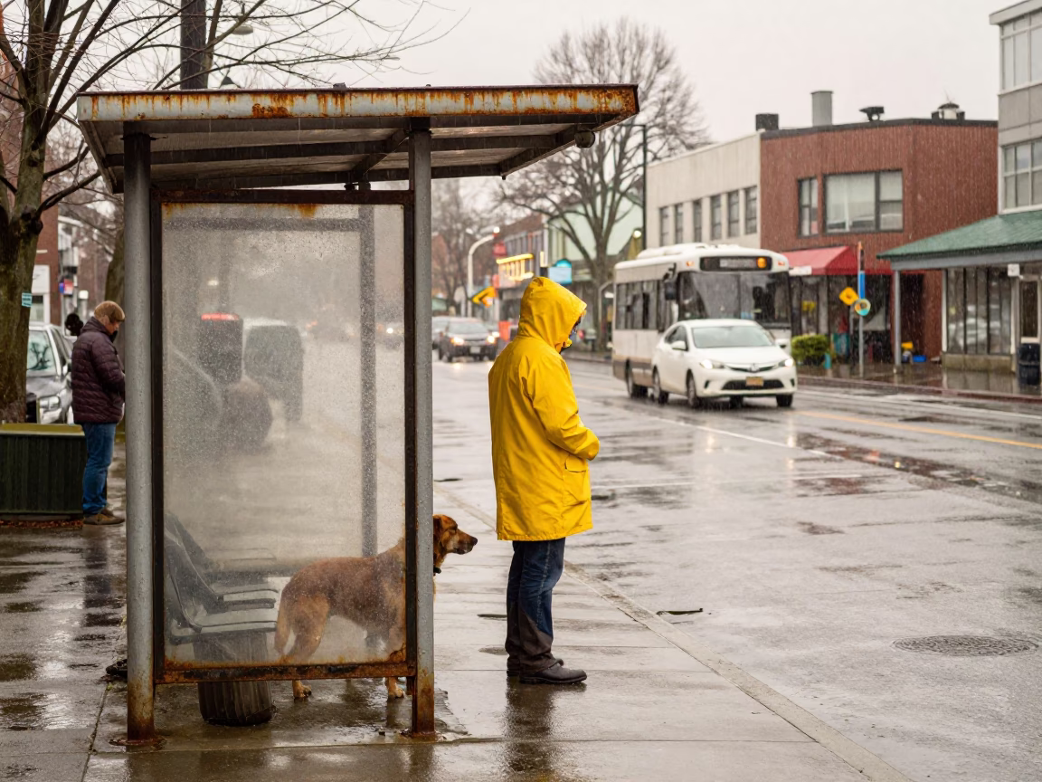 Brown Dog in Vancouver in in Vancouver, British Columbia, Canada