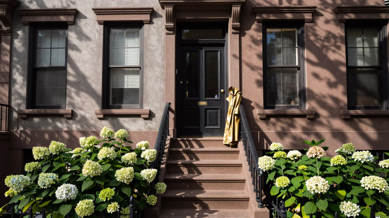 Brownstone Stoop in Chicago in in Chicago, Illinois, United States