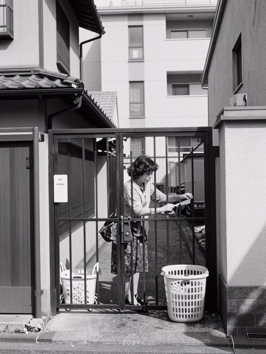 Brushing Gate in Sapporo in in Sapporo, Japan