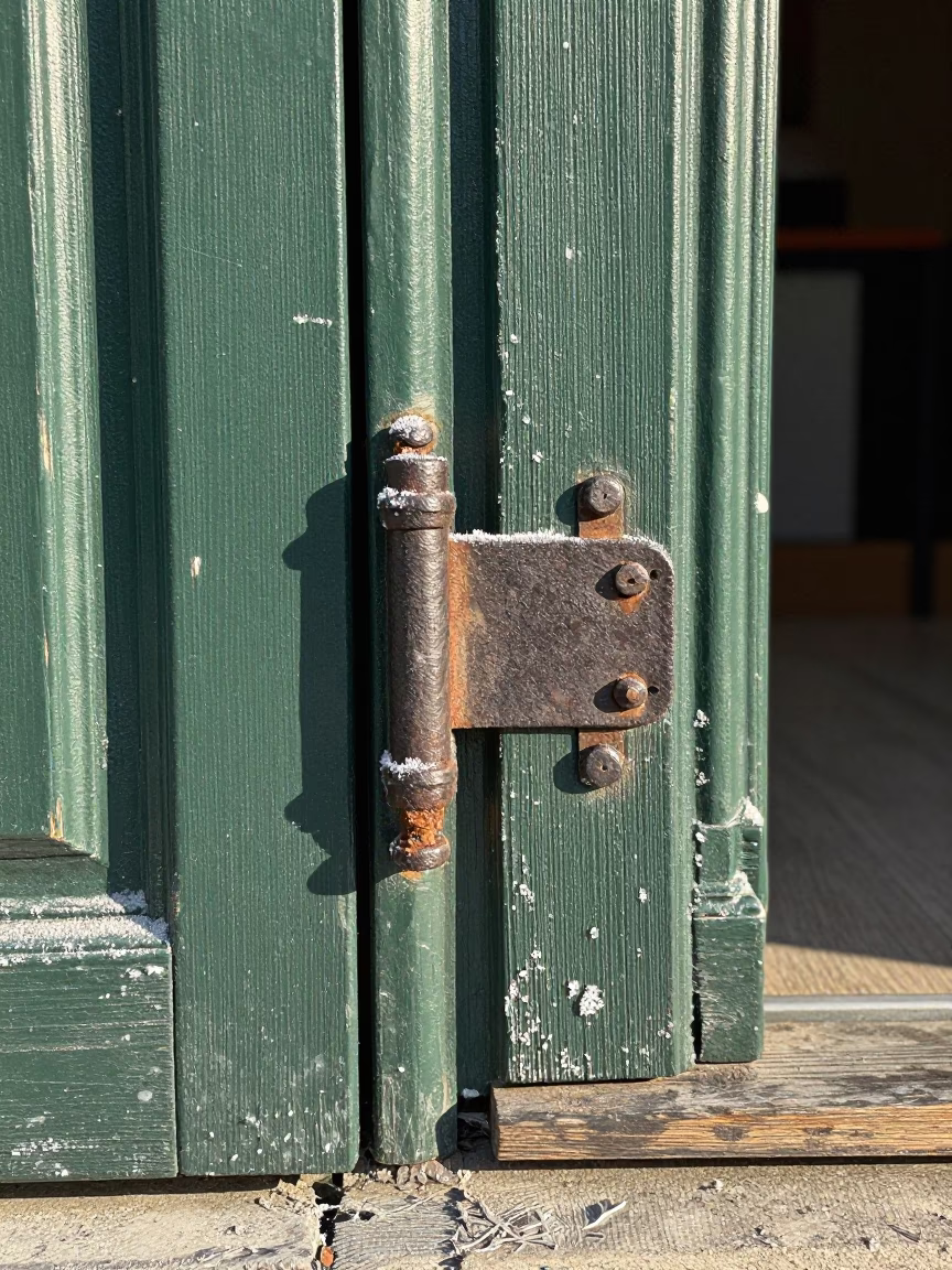 Budapest Iron Door Hinge in in Budapest, Hungary