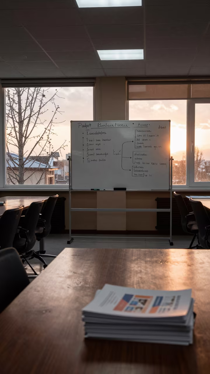 Budget Review Wall Sunset Reflections Nevşehir in inside a conference room in Nevşehir