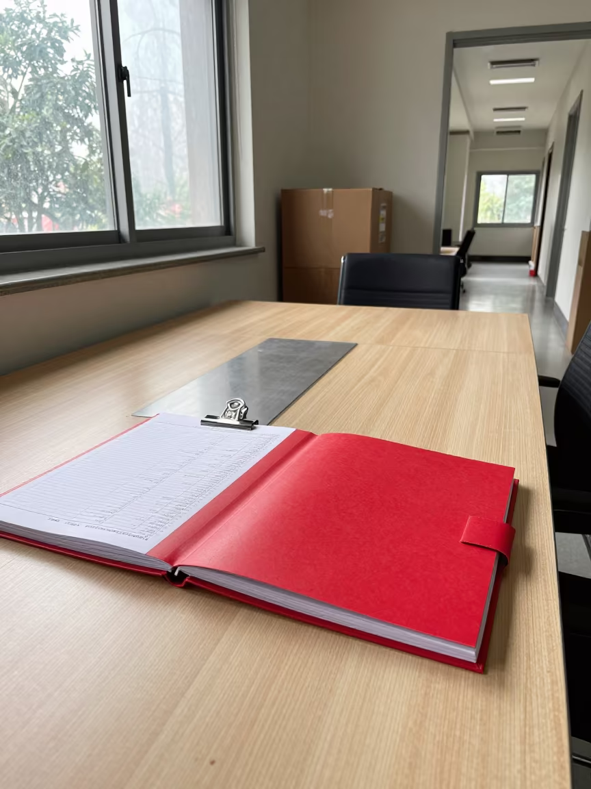 Budget Variance Binder in Gorakhpur Conference Room in inside a conference room in Gorakhpur