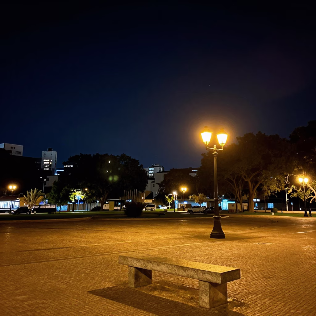 Buenos Aires Night Sky at The Deepest Night Sky Light in in Buenos Aires, Argentina