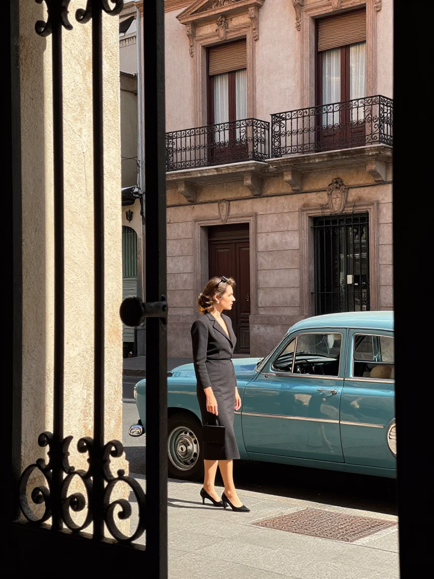 Buenos Aires Street Style at The Late Morning Light in in Buenos Aires, Argentina