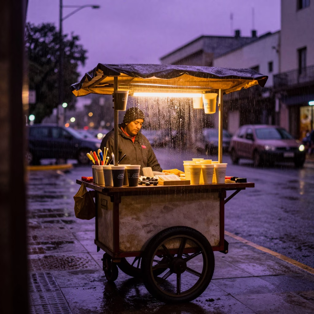 Buenos Aires Vendor Cart in in Buenos Aires, Argentina