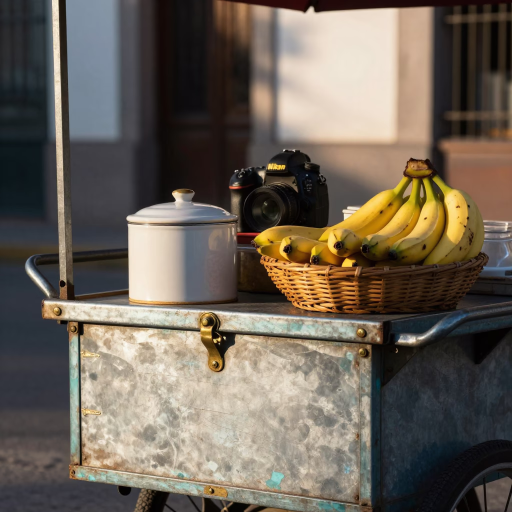 Buenos Aires Vendor Cart in in Buenos Aires, Argentina