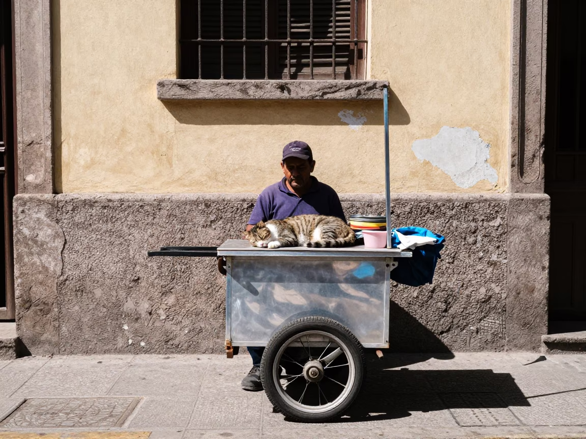 Buenos Aires Vendor Cart in in Buenos Aires, Argentina