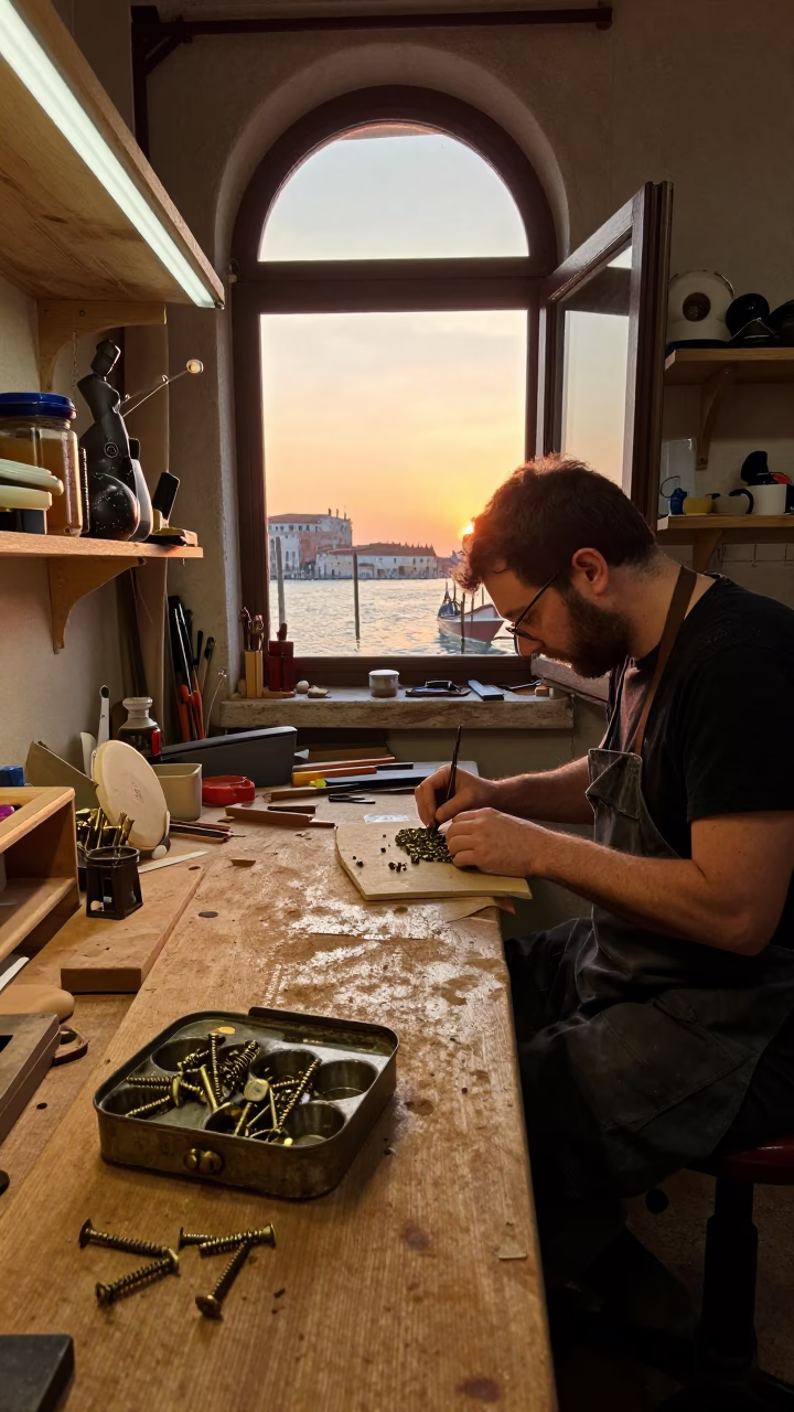Builder Workbench in Venice in in Venice, Italy