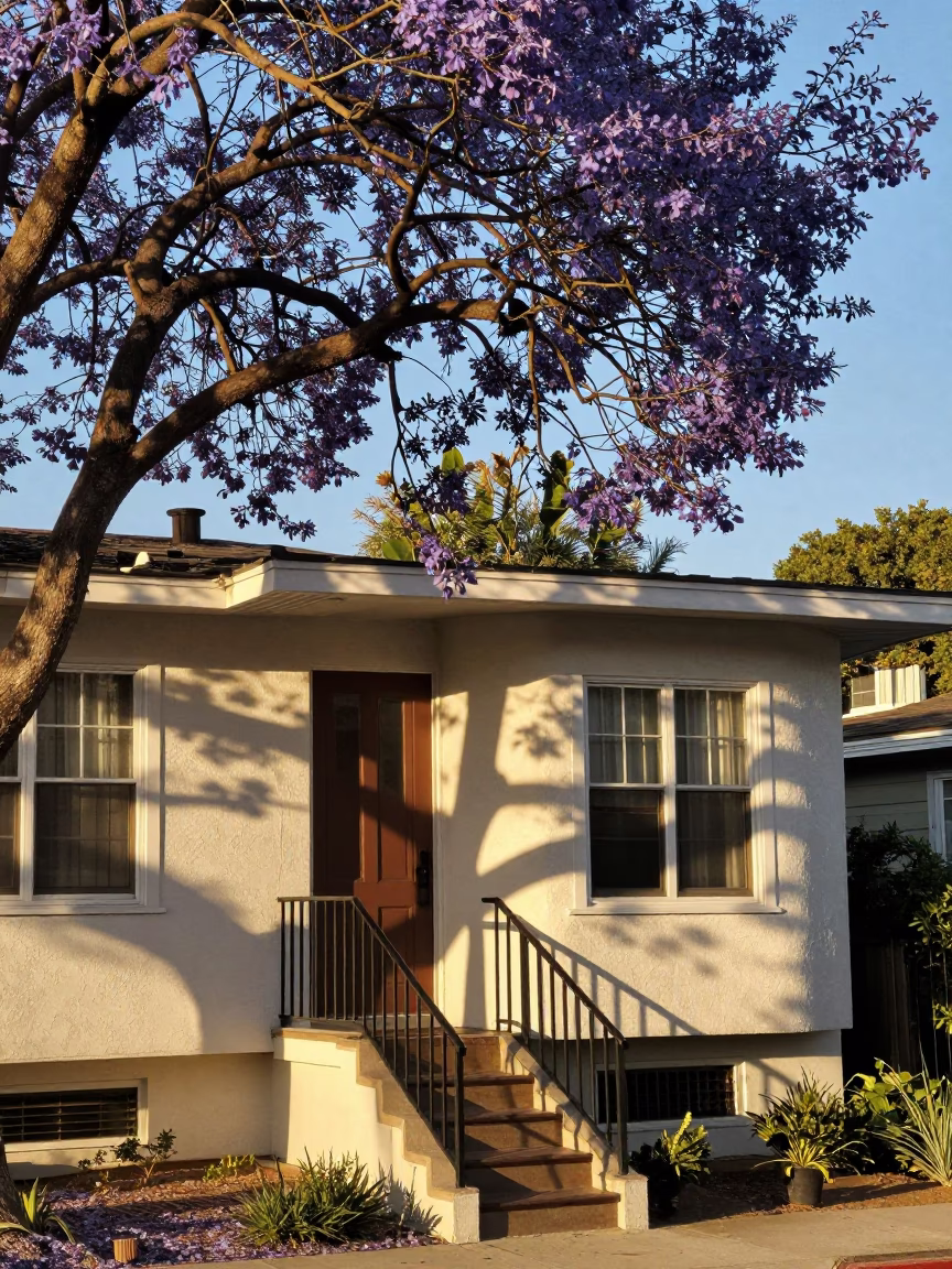 Bungalow Stoop in Los Angeles in in Los Angeles, California, United States