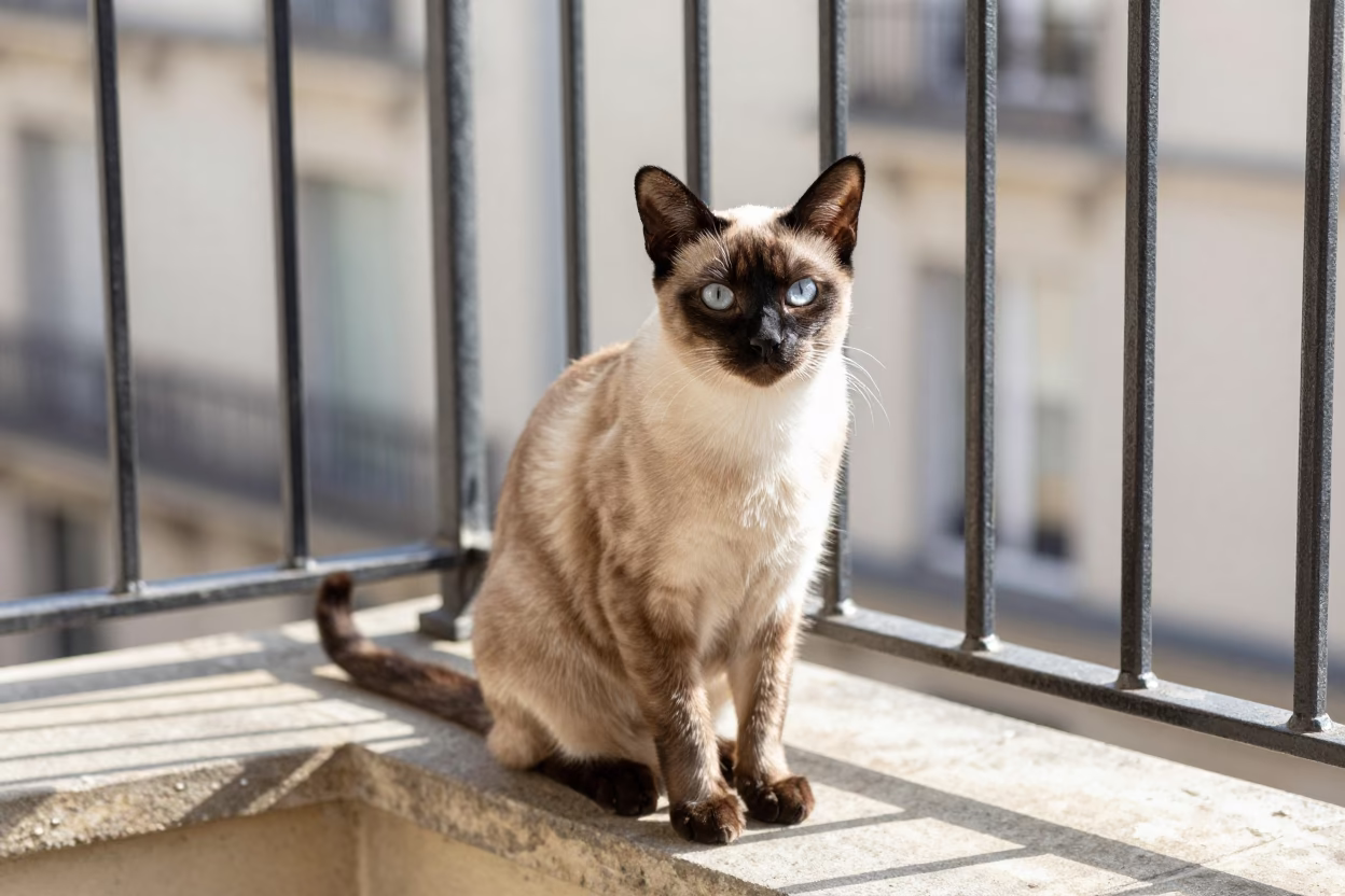 Burmilla Cat in Brussels in in Brussels, Belgium