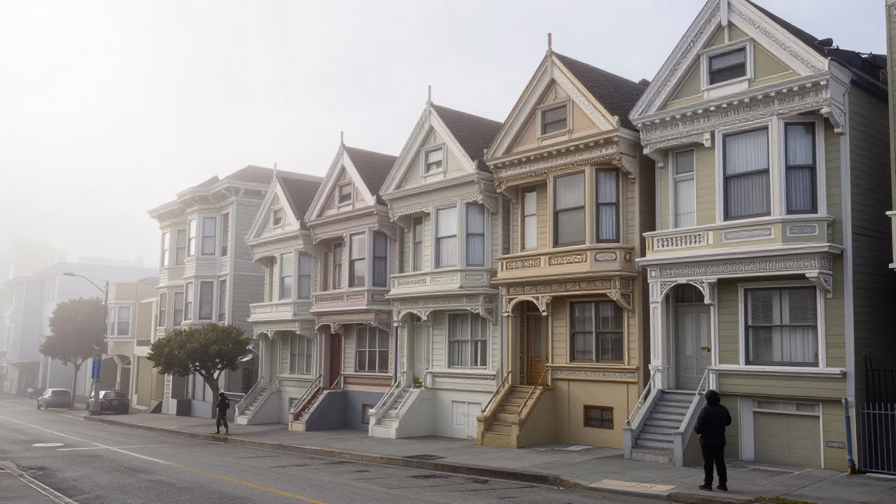 Busker in San Francisco in in San Francisco, California, United States