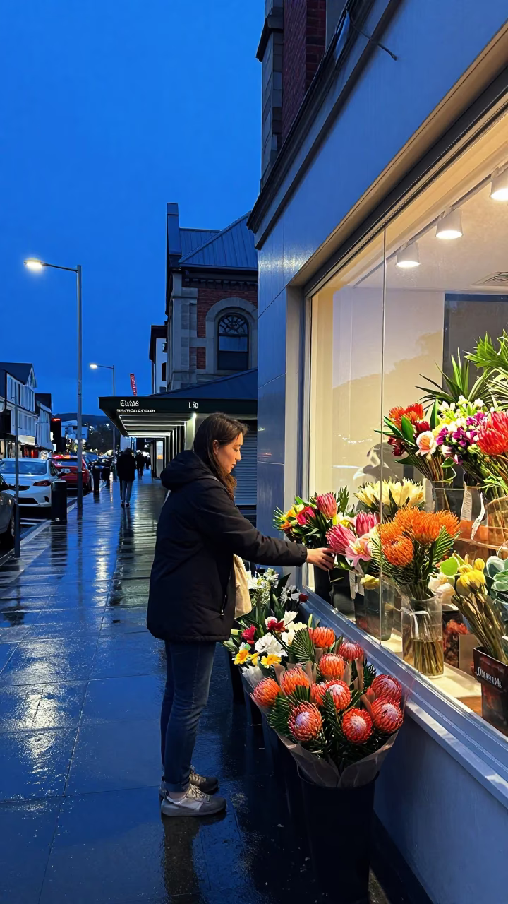 Buying Flowers in Christchurch in in Christchurch, New Zealand